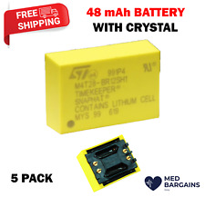 SNAPHAT M4T28-BR12SH1 48 mAh Lithium Coin Cell Battery With Crystal - 5 PACK picture