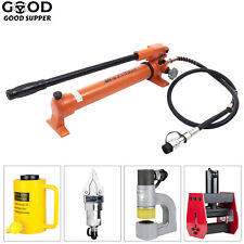 Manual Hydraulic Pump Hand Pump CP-700 For 4 & 10-Ton Hydraulic Ram Cylinder US picture
