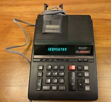 Vintage Sharp EL-2630 Black Electronic Printing Calculator Adding Machine picture