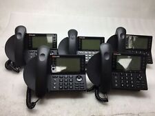 Lot of 5 ShoreTel IP480 8-line Gigabit VoIP System Phone with Handset and Stand picture
