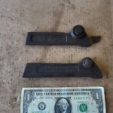 2 Vintage WILLIAMS & ARMSTRONG Cutting Off & Side Tools HOLDERS No. 20 USA LOT picture
