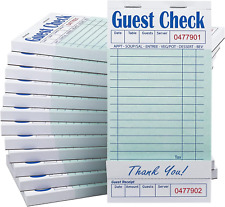 Guest Checks Server Note Pads 1000 Sheets Waitress Notepad for Restaurants (20 B picture