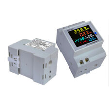 DIN-Rail Single-phase LCD Digital Voltage Current Power Frequency Meter D52-2066 picture