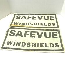 ORIGINAL VINTAGE 1940'S SAFEVUE SHIPPING WINDOW LABELS AND TAGS picture