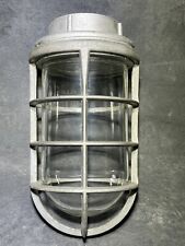 Vintage Killark Industrial Explosion Proof Light Fixture VCG 200 Glass Globe picture