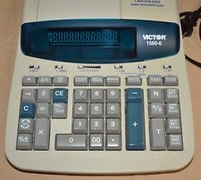 Vintage Victor 1560-6 12 Digit Desktop Printing Calculator Working No Paper Roll picture