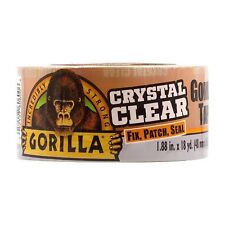 Gorilla Crystal Clear Repair Duct Tape, 1.88” x 18 yd, Clear, (Pack of 12) picture