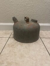 Vintage BROOKINS Service Station 2 1/2 GAS FUEL CAN  Made in USA Distressed Asis picture