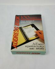 Vintage Address Book 100 Names A-Z Locator Tabs  picture