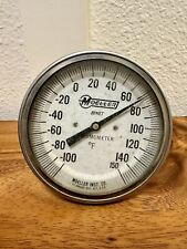 Vintage Moeller Bimet Industrial Dial  Thermometer -100 / 150 Degrees Fahrenheit picture