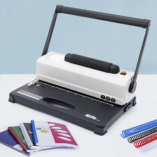 Spiral Coil Combo Binding Machine Manual Round Hole Punch with Electric Inserter picture