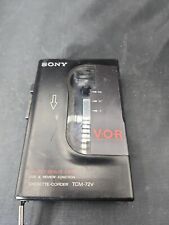 Vintage Sony TCM-72V Cassette Voice Recorder V.O.R. Dictaphone Black Made Japan picture