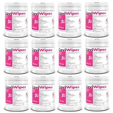 Case of Metrex Caviwipes 13-1100 Towelettes Large 160 Canister - Case of 12- NEW picture