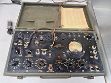 Vintage Signal Corps Military I-177-B Tube Tester, Refurbished, Tested picture