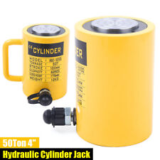 50 Ton Hydraulic Cylinder Jack Single Acting Solid Hydraulic Ram 4