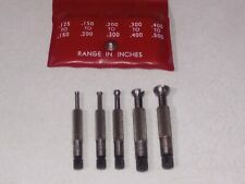 VINTAGE Starrett # S 830 F 5pc Set Small Hole Gages Excellent Shape picture