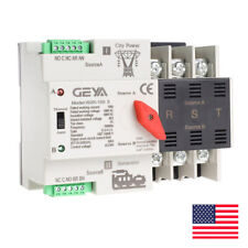 GEYA ATS PC Dual Power Automatic Power 3Pole 100A 220V Transfer Switch Grid NEW picture