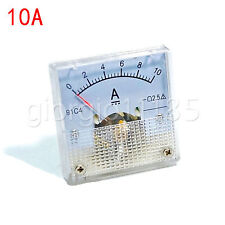 US Stock DC 0 ~ 10A Analog AMP Current Pointer Needle Panel Meter Ammeter 91C4 picture