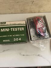 Vintage ISI Ishii Mini-Tester Multitester 304 with Box and Manual NOS picture