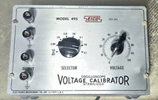Vintage EICO 495 Voltage Calibrator-Oscilloscope Stabilized -TESTED WORKING picture