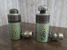 Pair of Simplex R-102 Jack Ram Hydraulic Cylinders. 10 Ton 2-1/8