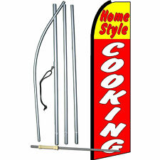 Home Style Cooking Flag Flutter Feather Banner Swooper Bundle Kit COMPLETE picture