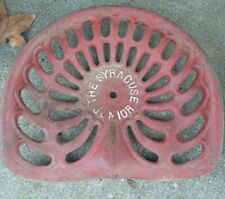 Vintage Syracuse Junior Tractor Seat Farm Implement picture