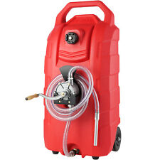 VEVOR 16 Gallon Fuel Caddy Portable Gas Storage Tank 7.8 L/min with Manual Pump picture