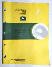Vintage John Deere 2630 Tractor Operator's Manual OMR56268 Issue J4 picture