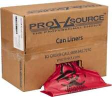 PRO-SOURCE 45 Gal Capacity, Red, Hazardous Waste Bag 1.3 mil Thick x 40