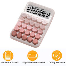 Extra Lcd Calculator Round Vintage Gradient Color Mechanical with Display picture