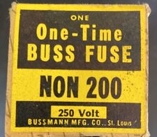 Bussmann NON-200, 200a/250v, Fast Acting Buss Fuse, NIB picture