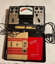 Triplett Model 3413-A Vacuum Tube Tester - Case - Manual -More see PICS picture
