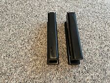 Lot Of 2 Vintage Bates 9000 Black Executive Stapler Made in USA Metal Non Skid  picture