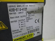 FANUC A06B-6114-H105 D Servo Amplifier Module removed from productive facility picture