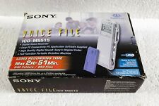 NEW Sony ICD-MS515 VTP Digital Handheld Voice Recorder Sony 16 MB Memory Stick  picture