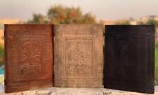Pack 3 Dairy book Leather Journal, Tree Of Life, Embossed With Blank Papers picture