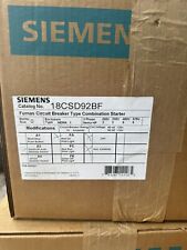 SIEMENS - Circuit Breaker Type Combination Starter - 18CSD92BF NEW IN BOX picture