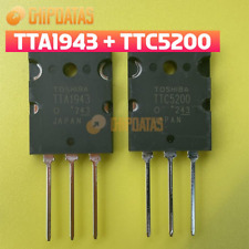 5Pair Toshiba New TTA1943 + TTC5200  TO-3PL PNP Power Transistor picture