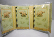 Rare Vintage ENDANGERED YOUNG'UNS Address Book Organizer BABY ELEPHANTS 2005 NEW picture