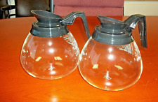 Lot of 2 NEW Coffee Pot/Decanter/Carafe for Commercial BUNN 64 oz. Glass - Black picture