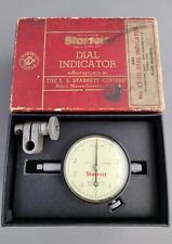 Vintage Starrett Dial Indicator 25-111 Machinist Tool Range .025 in Box Used picture