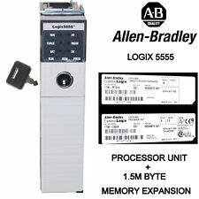 Allen-Bradley 1756-L55/A Ser.A Cat.Rev.E01 Processor Unit with 1756-M13/A Ser.A picture