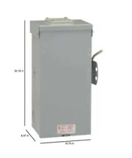 GE 200 Amp 240-Volt Non-Fused Emergency Power Transfer Switch (TC10324R) Outdoor picture