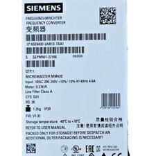 New Siemens 6SE6 420-2AB13-7AA1 6SE6420-2AB13-7AA1 MICROMASTER420 without filter picture