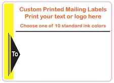 Custom Shipping Labels, 10,000 Printed Mailing Stickers, 3