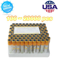 Carejoy New 7 Types Vacuum Blood Collection Tubes 12 x 75mm 3ml 100/2000pcs USA picture
