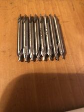 VINTAGE Lot Of 8  HS#2 Double End Drill Bits  *Good Used Condition* picture