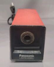 Vintage Panasonic KP-77N Red Electric Auto Stop Pencil Sharpener Made in Japan picture