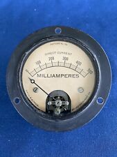 Vintage Meter Gauge Jewell Electrical Instrument Co. Milliamperes DC picture